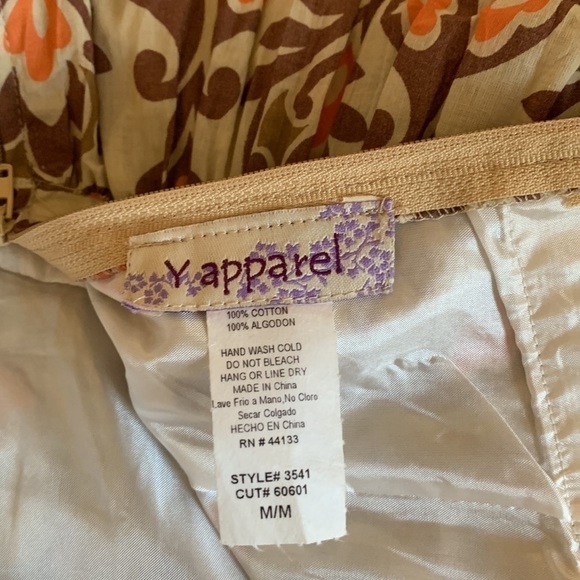 Y Apparel earth tone sundress size M - Picture 11 of 11